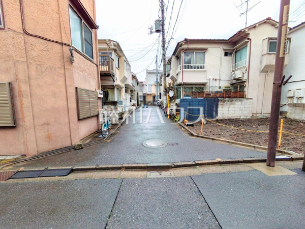 接道状況および現場風景　【中野区江原町２丁目】