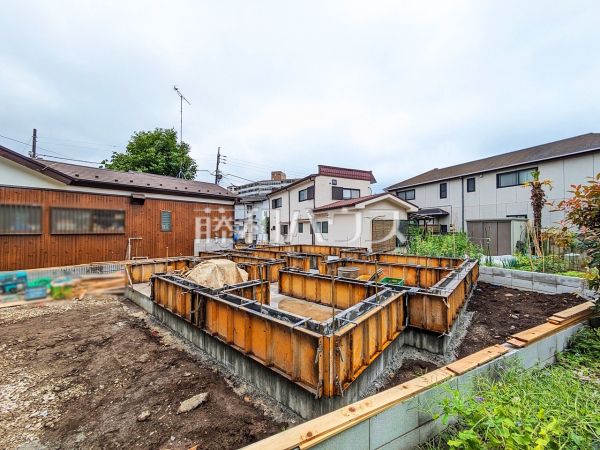 1号棟　誠心誠意、建築中！是非ご見学のお問合せをお待ちしております！　【小平市小川西町３丁目】