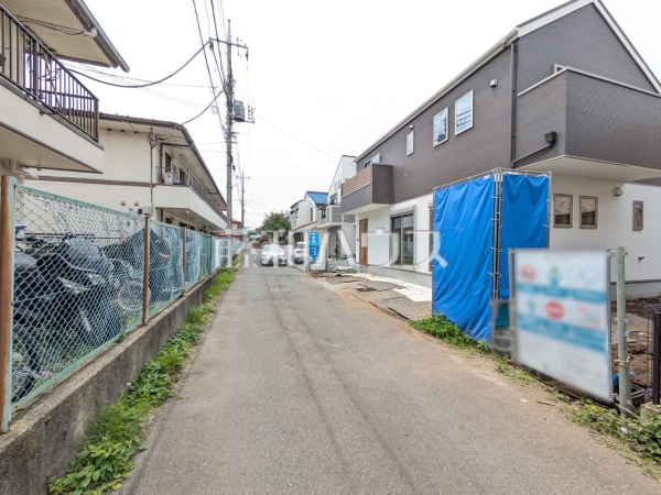 接道状況および現場風景　【小平市回田町】