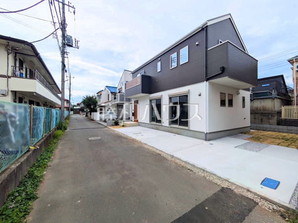 接道状況および現場風景　【小平市回田町】
