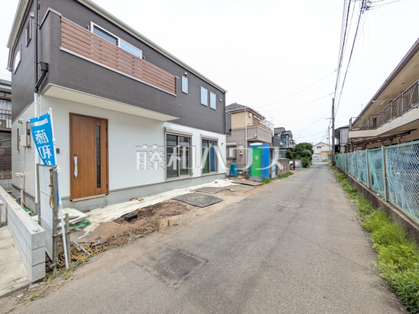 接道状況および現場風景　【小平市回田町】