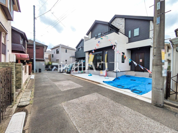 接道状況および現場風景　【清瀬市中清戸５丁目】