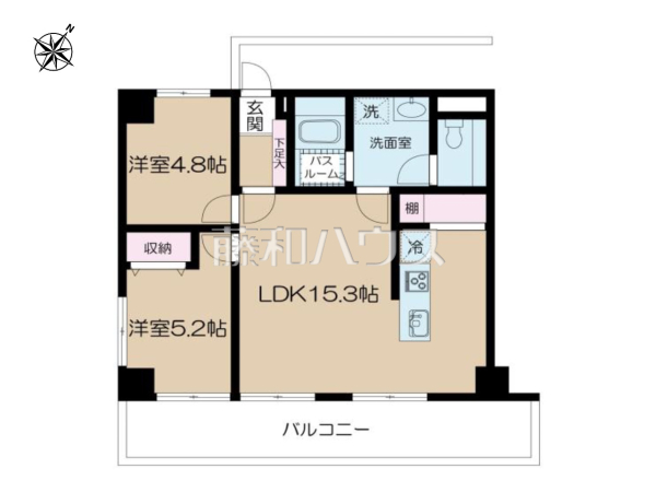 間取図　【レーヴ・タケダ和光】