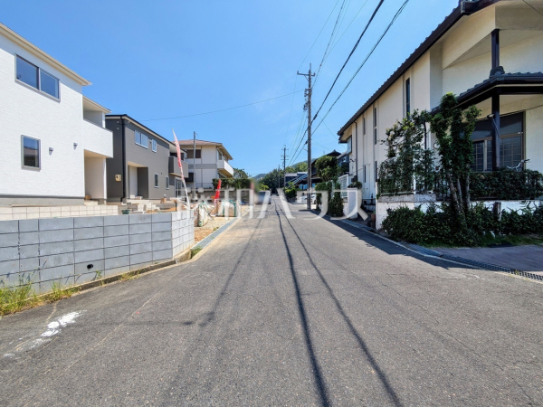 接道状況および現場風景　【春日井市石尾台４丁目】