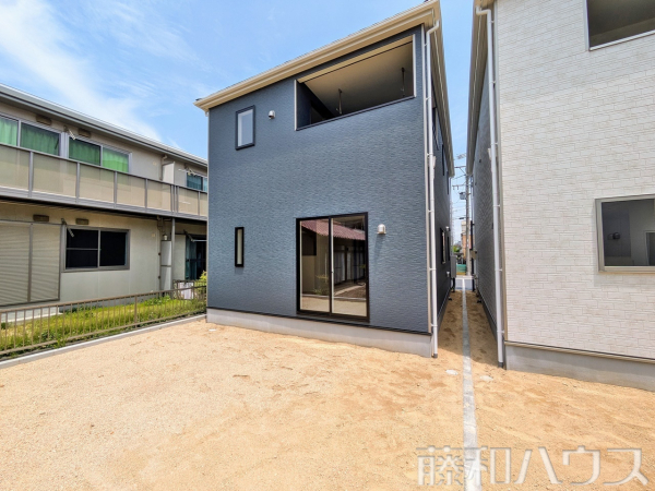 1号棟　外観および庭　【北名古屋市鹿田永塚】