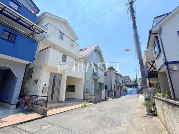 接道状況および現場風景　【朝霞市宮戸２丁目】