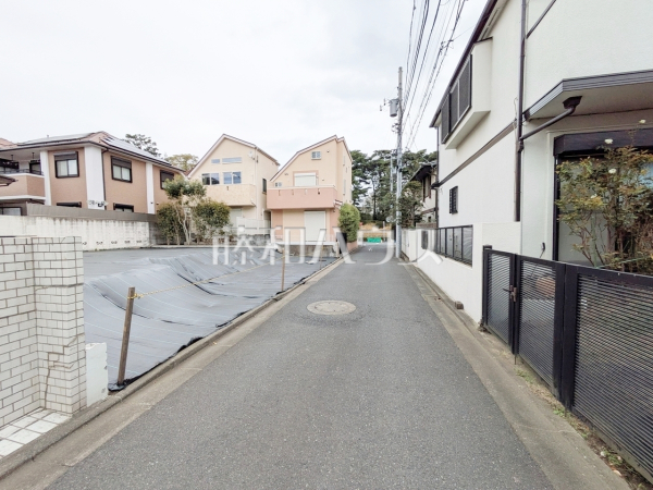 接道状況および現場風景　【杉並区浜田山２丁目】