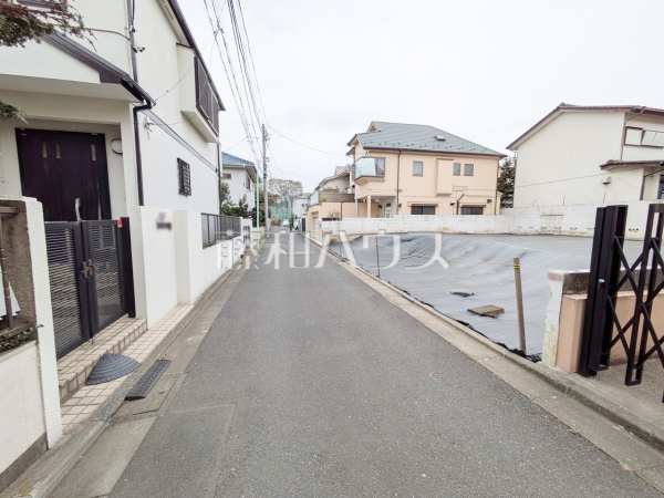 接道状況および現場風景　【杉並区浜田山２丁目】