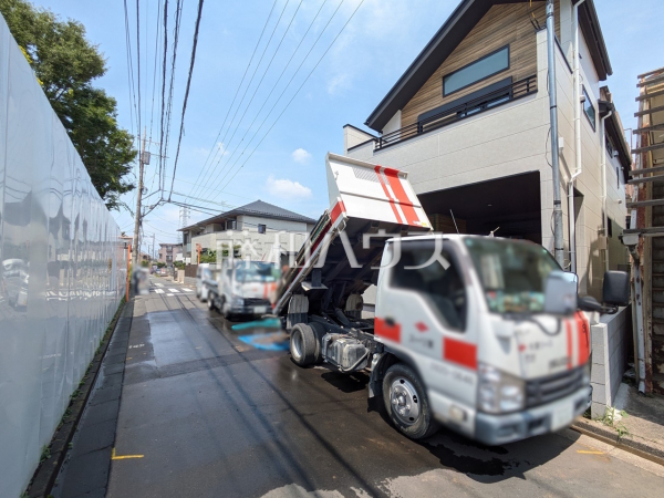 接道状況および現場風景　【国立市東４丁目】