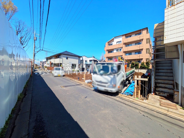 接道状況および現場風景　【国立市東４丁目】
