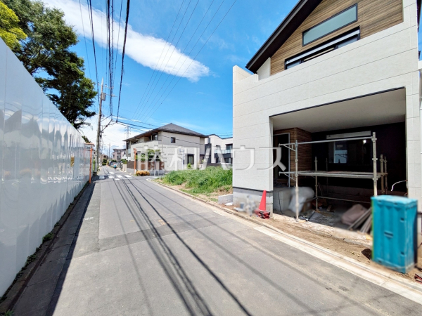 接道状況および現場風景　【国立市東４丁目】