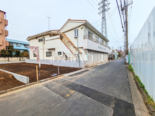 接道状況および現場風景　【国立市東４丁目】