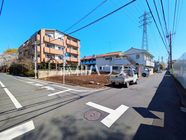 接道状況および現場風景　【国立市東４丁目】