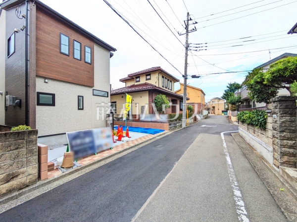 接道状況および現場風景　【立川市幸町４丁目】