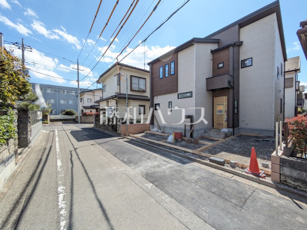 接道状況および現場風景　【立川市幸町４丁目】ぜひ一度お客様の目でご覧ください。　
