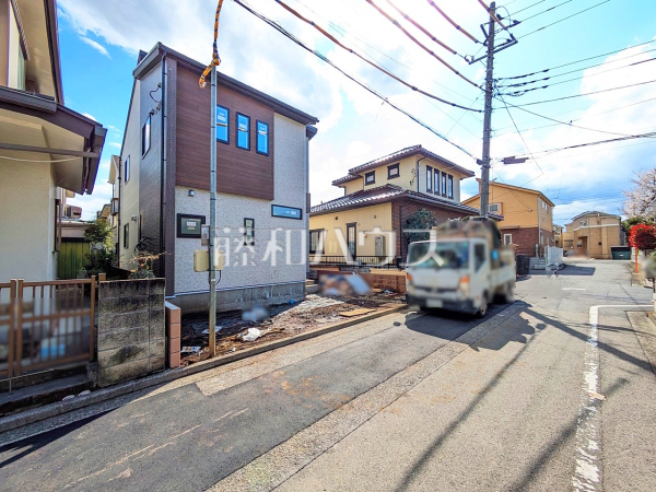 接道状況および現場風景　【立川市幸町４丁目】