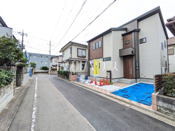 接道状況および現場風景　【立川市幸町４丁目】