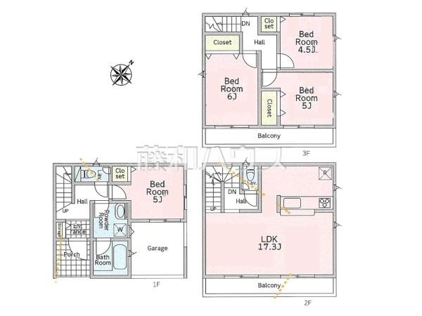 間取図　【志木市上宗岡５丁目】