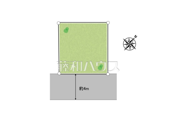 全体区画図　【志木市上宗岡５丁目】