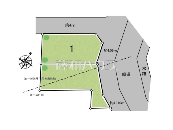 全体区画図　【日野市東豊田１丁目】