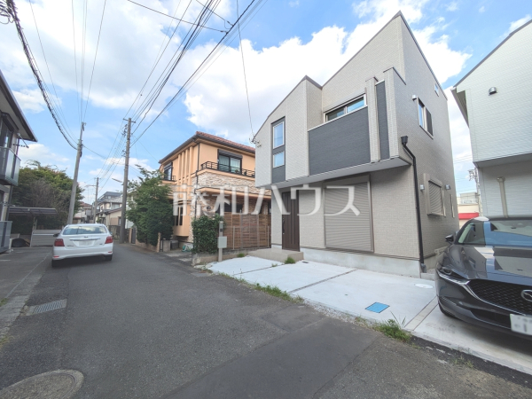 接道状況および現場風景　【調布市下石原２丁目】