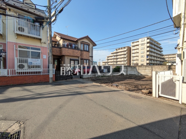 接道状況および現場風景　【新座市新堀３丁目】