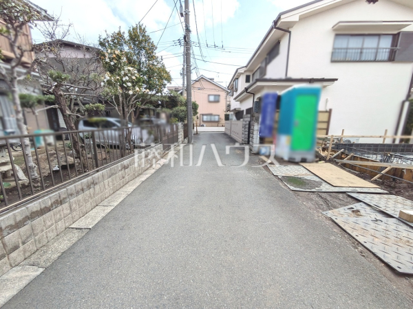 接道状況および現場風景　【国分寺市東元町２丁目】