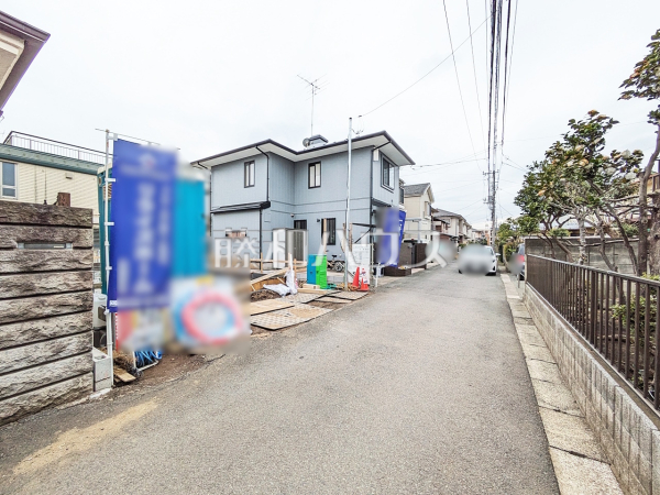 接道状況および現場風景　【国分寺市東元町２丁目】