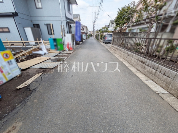 接道状況および現場風景　【国分寺市東元町２丁目】