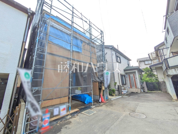 接道状況および現場風景　【所沢市大字上安松】