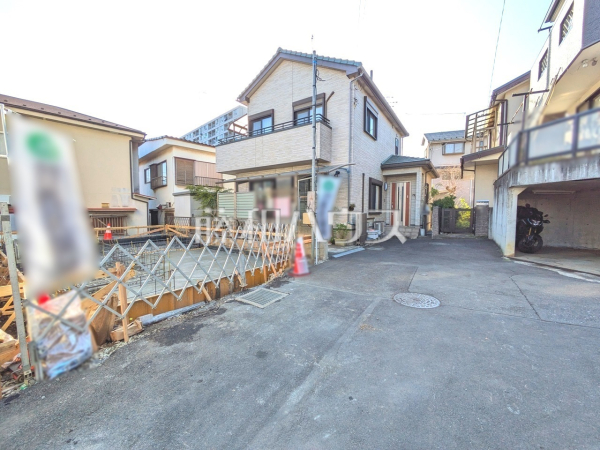 接道状況および現場風景　【所沢市大字上安松】