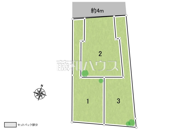 全体区画図　【日野市大坂上２丁目】