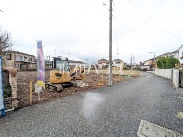 接道状況および現場風景　【八王子市川口町】