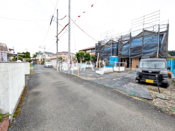 接道状況および現場風景　【八王子市川口町】