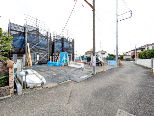 接道状況および現場風景　【八王子市川口町】
