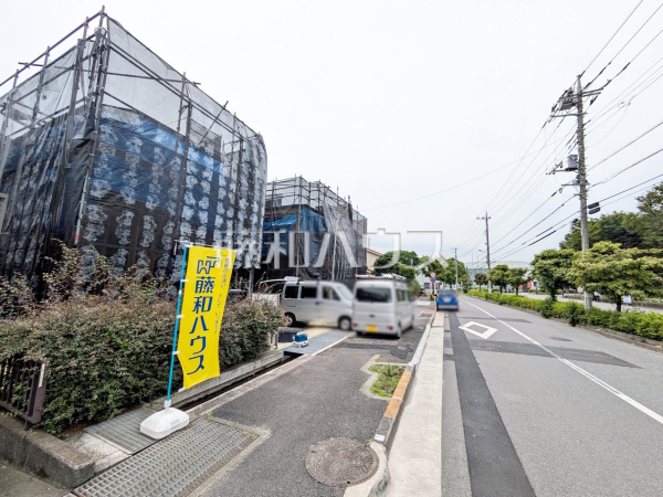 接道状況および現場風景　【府中市是政６丁目】