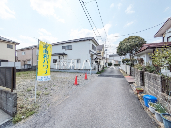 接道状況および現場風景　【昭島市拝島町４丁目】