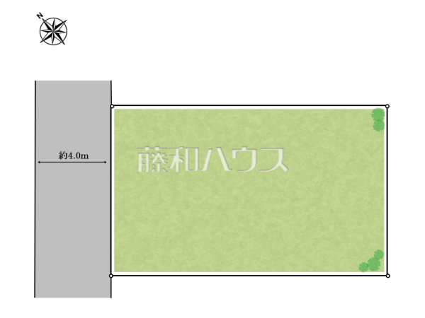 全体区画図　【昭島市拝島町４丁目】
