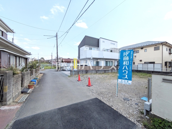 接道状況および現場風景　【昭島市拝島町４丁目】