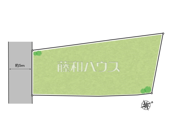 全体区画図　【多摩市桜ヶ丘４丁目】