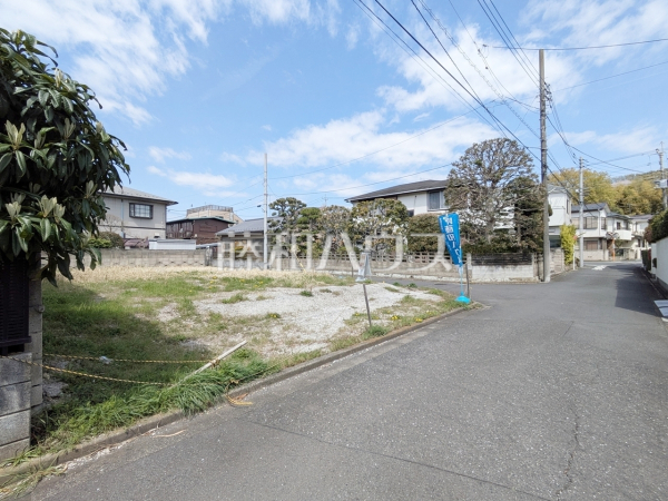 接道状況および現場風景　【三鷹市大沢５丁目】