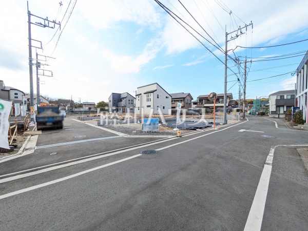 接道状況および現場風景　【東大和市芋窪４丁目】