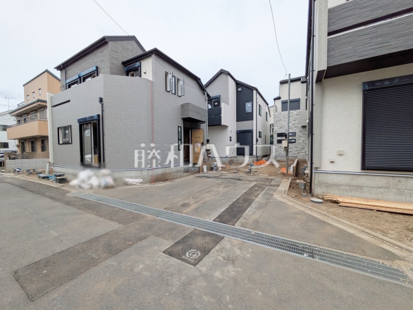 接道状況および現場風景　【世田谷区千歳台２丁目】