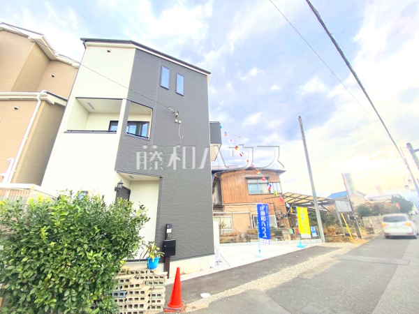 接道状況および現場風景　【清瀬市松山２丁目】