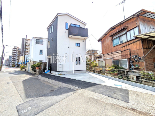 接道状況および現場風景　【清瀬市松山２丁目】