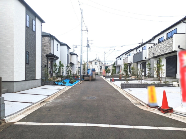 接道状況および現場風景　【西東京市芝久保町４丁目】