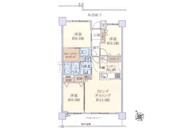 間取図　【イニシア朝霞台】