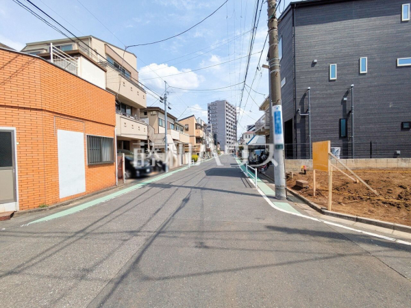 接道状況および現場風景　【中野区丸山２丁目】