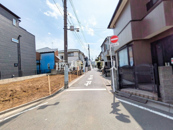 接道状況および現場風景　【中野区丸山２丁目】
