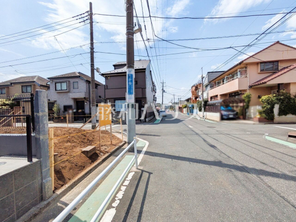 接道状況および現場風景　【中野区丸山２丁目】